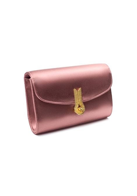 Clutch queen mid con finitura satinata in rosa cipria Amato Daniele - donna AMATO DANIELE | 877864ARASO174